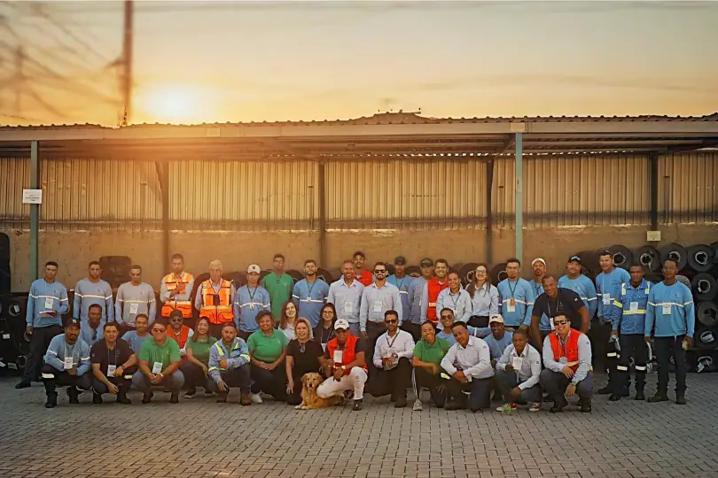 Equipe de engenharia da Goiás Impermeabilizações